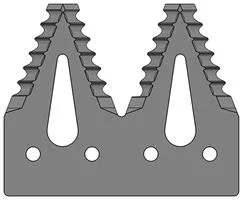491-B00171 - 4” JOHN DEERE COMBINE SECTION MEGATOOTH - REPLACES H163131
