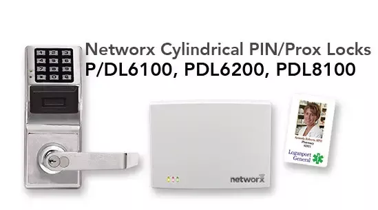 Alarm Lock PDL6100/PDL6175 Networx Cylindrical Pin/Prox Lock