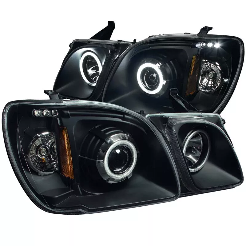 ANZO 1998-2007 Lexus Lx470 Projector Headlights w/ Halo Black (CCFL) - A&D Discount Performance