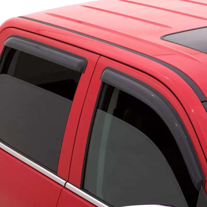 AVS 03-05 Ford Excursion Ventvisor Outside Mount Window Deflectors 4pc - Smoke - A&D Discount Performance