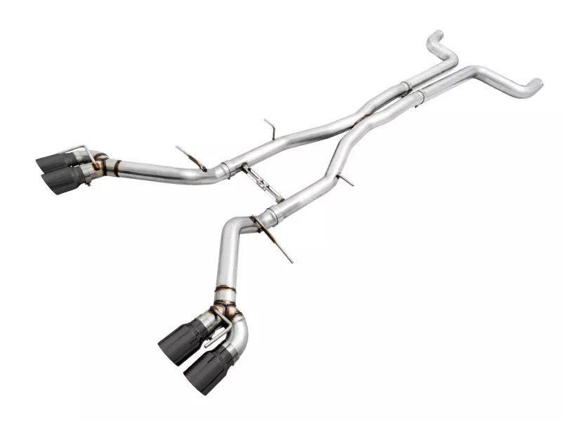 AWE Tuning 16-19 Chevy Camaro SS Non-Res Cat-Back Exhaust - Track Edition (Quad Diamond Black Tips) - A&D Discount Performance