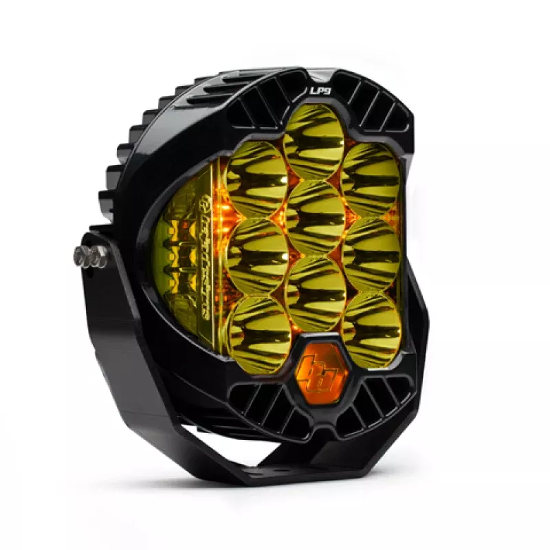Baja Designs LP9 Series High Speed Spot Pattern LED Light Pods - Amber - A&D Discount Performance