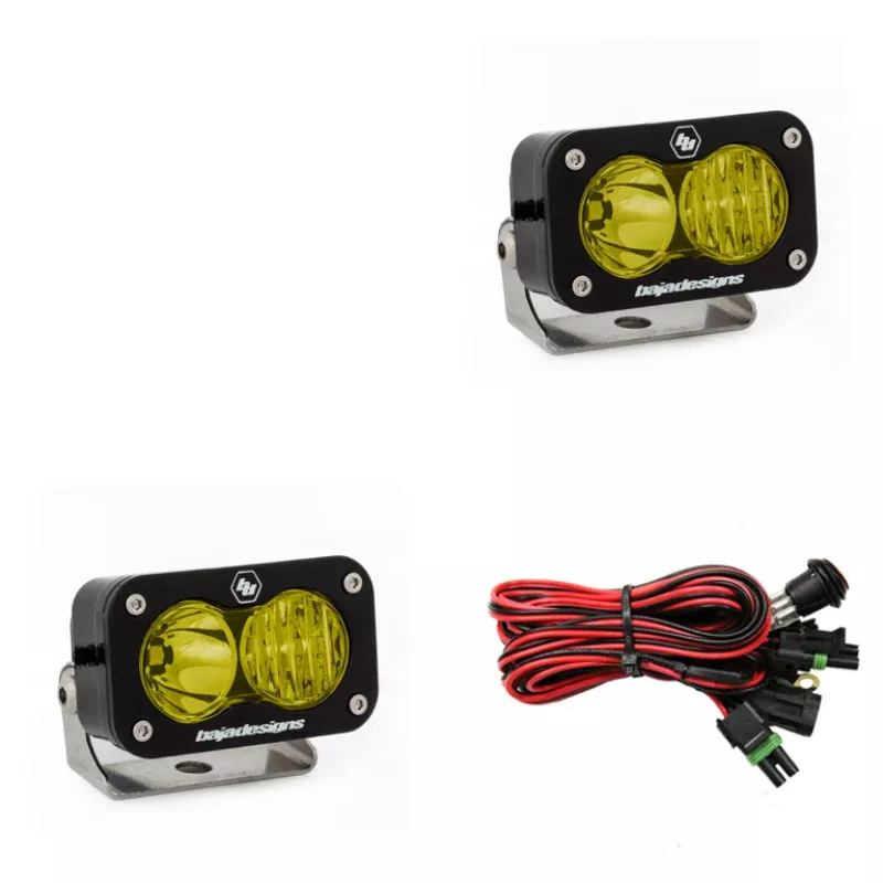 Baja Designs S2 Pro Driving/Combo Pair LED - Amber - A&D Discount Performance