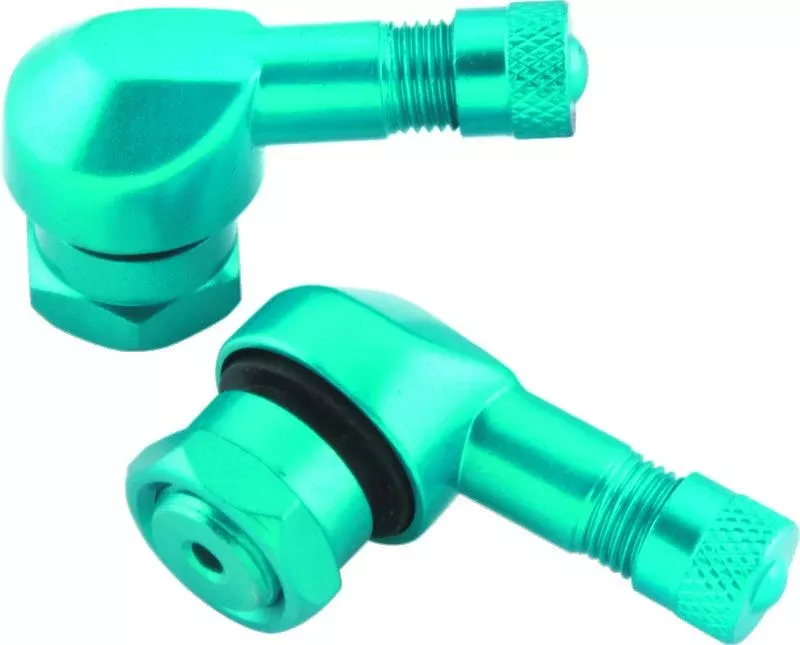BikeMaster Valve Stem 2/Piece Pack Blue - A&D Discount Performance