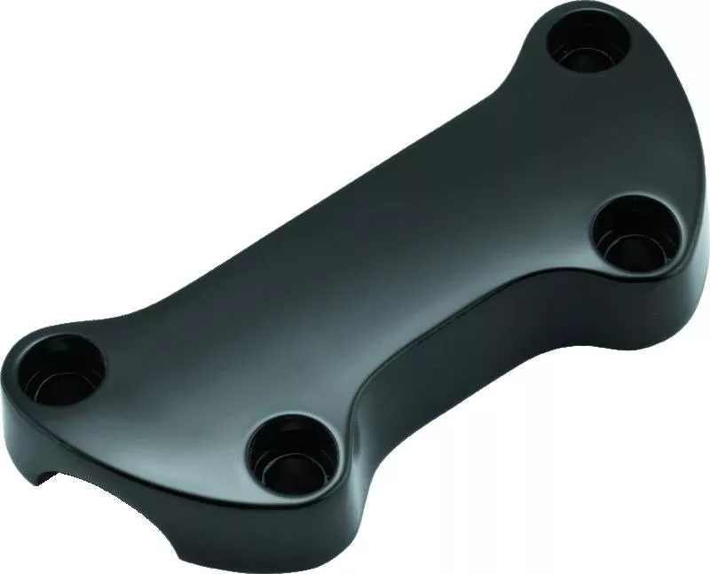 Bikers Choice 74-Up Black Plain Handlebar Clamp With 1in. Bars - A&D Discount Performance