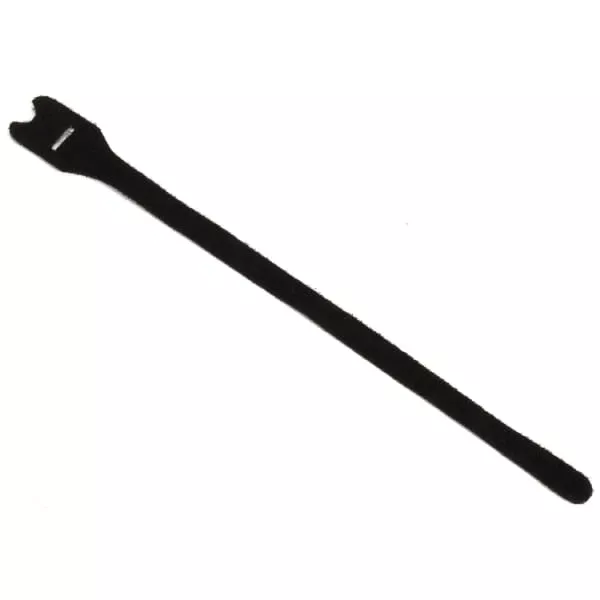 Black Box FT9120 Hook-and-Loop Cable Wrap - 1/2" x 12" Black 10-Pack