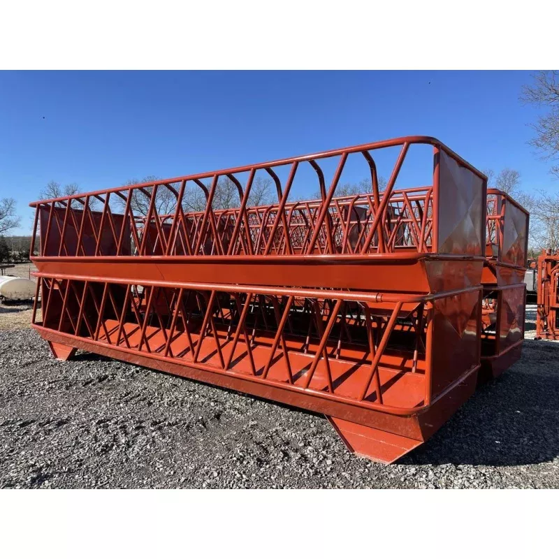 DH Farm Bale Feeder on Skids | Length 20' | 4060 HP | For Tractors