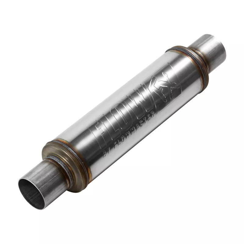 Flowmaster 2.50in.IN(C)/OUT(C) FlowFX Round 14in. BO Muffler - A&D Discount Performance