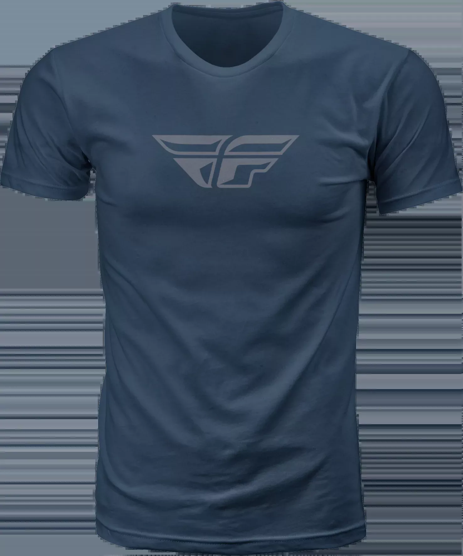 Fly Racing Fly F-Wing Tee Midnight Navy/Grey 2x - 352-06112X