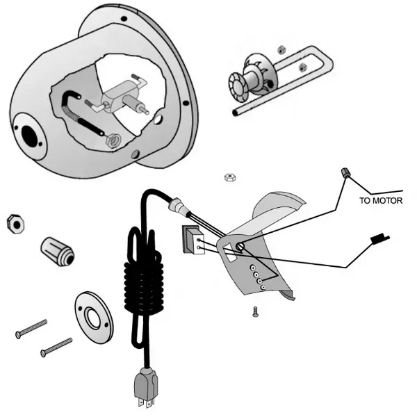 Fogmaster 420 Front Housing Assembly for Micro-Jet ULV 7401 Handheld Fogger 240V