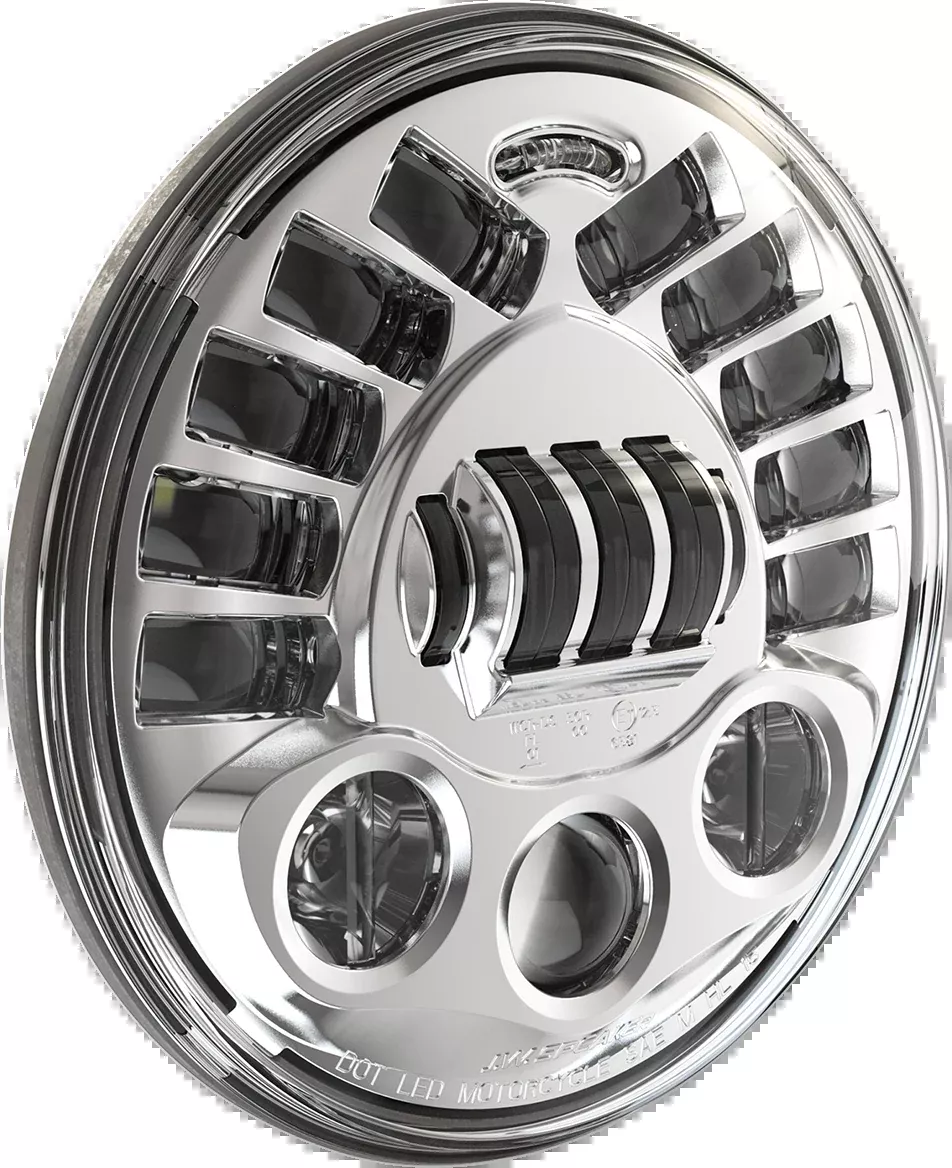 JW Speaker Corporation Adaptive 2 LED Headlight - 7" - Chrome - 0555031 - A&D Discount Performance