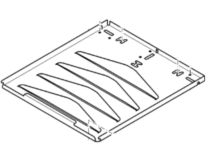 KK26293 - Cotton Fan and Transmission Lower Access Doors Sheet