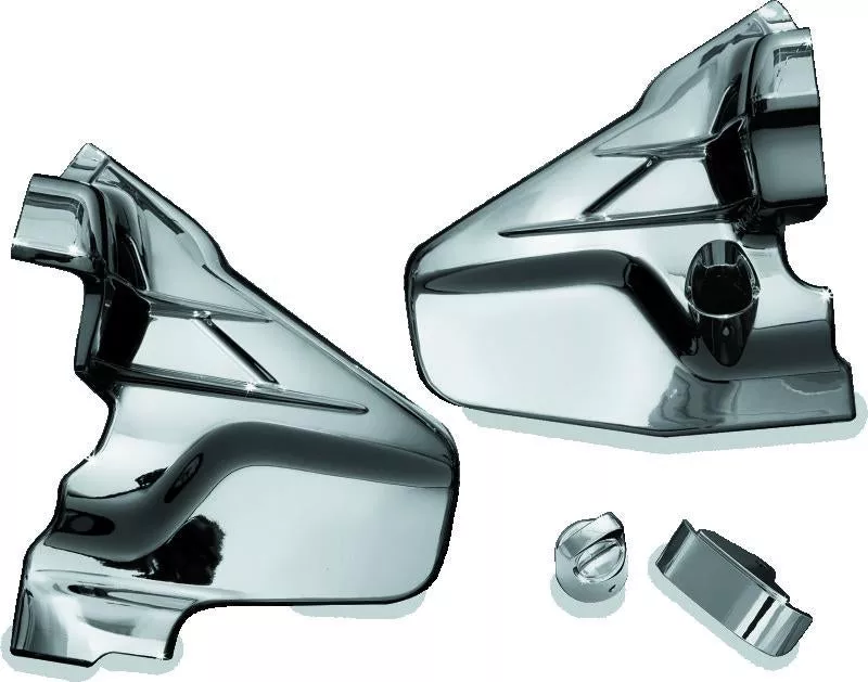Kuryakyn Louvered Transmission Cover 01-17 Honda GL1800 Chrome