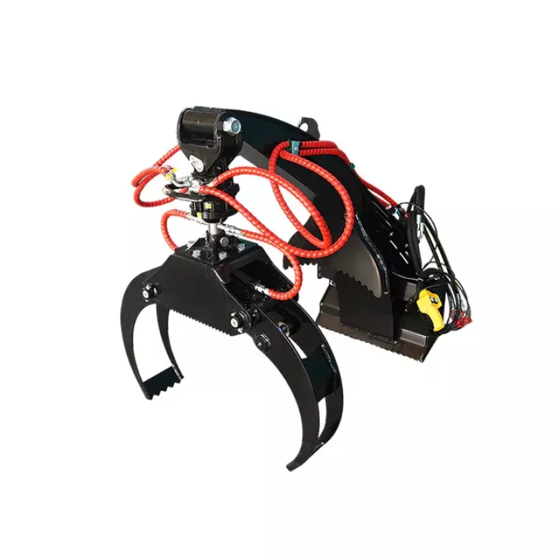 Landy Attachments Mini Skid Steer Log Grapple | Operating Width 48" | 8-13 GPM | For Mini Skid Steers