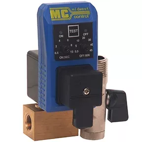 Midwest Control MCDV25-CS230V 1/4" Condensate Drain 230V w/BPSC Strainer 230 PSI