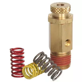 Midwest Control NC25K 1/4" Non-Code Safety Valve w/ 4 Set of Springs