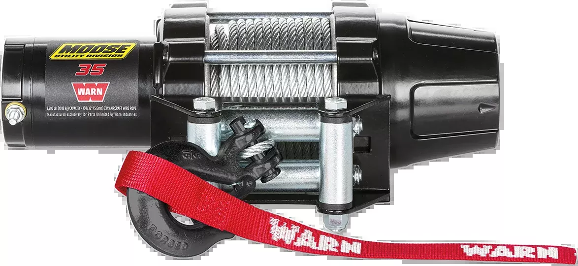 Moose Offroad 3500 LB Winch - Synthetic Rope - 101602