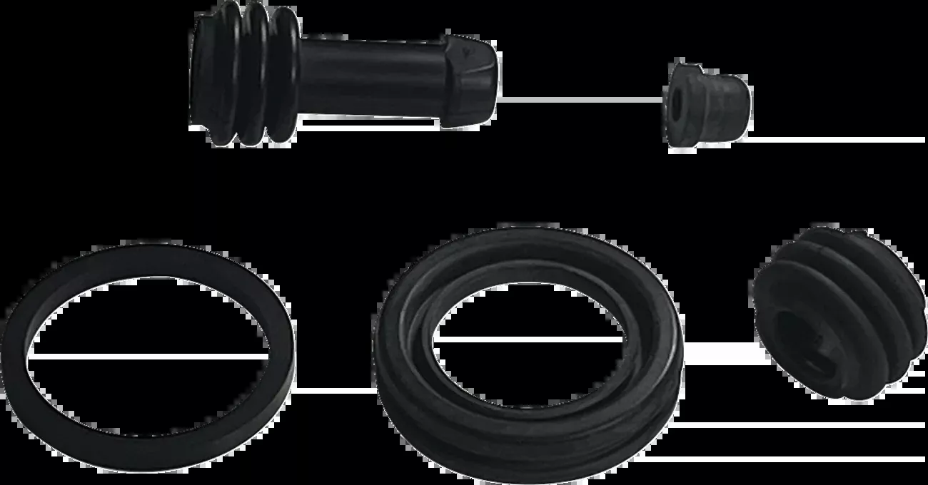 Moose Offroad Caliper Rebuild Kit - Front - Suzuki - 08-704M - A&D Discount Performance