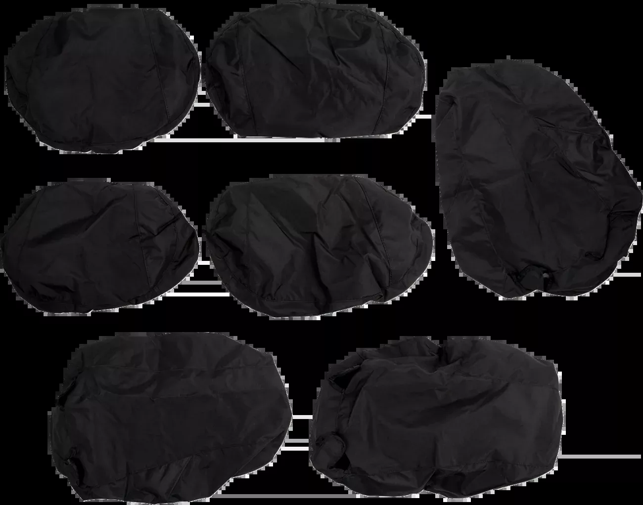 Moose Offroad Seat Cover - Black - Talon 4 - HT4BS-11 - A&D Discount Performance