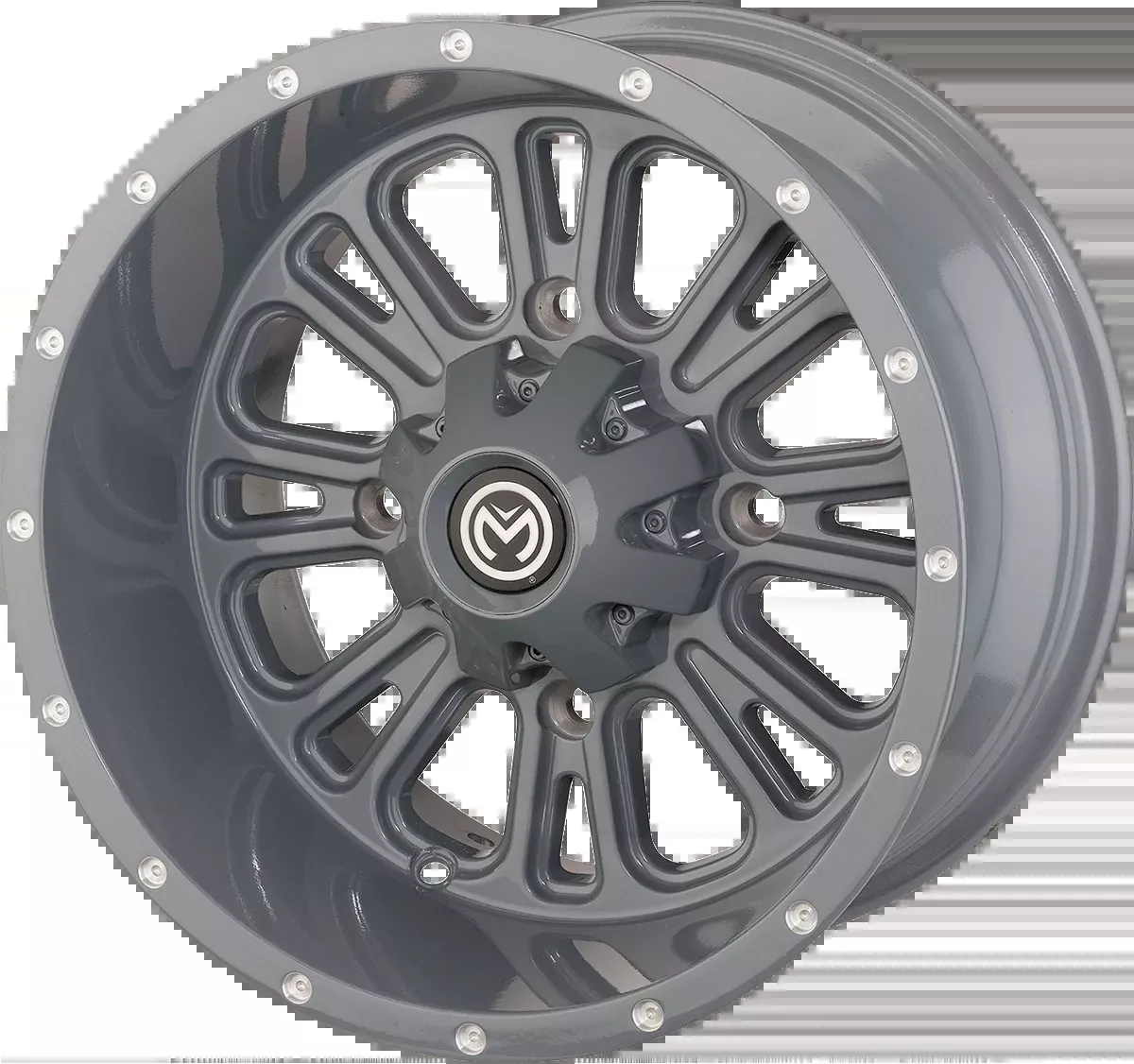 Moose Offroad Wheel - 399X - Front - Gray - 14x7 - 4/156 - 4+3 - 399MO