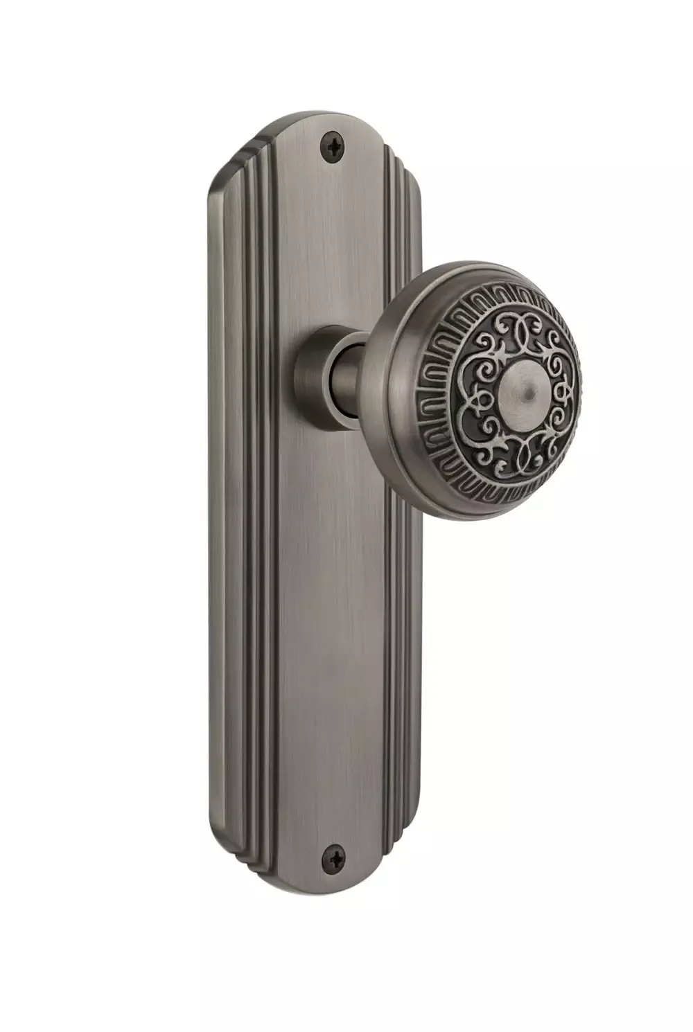 Nostalgic Warehouse DECEAD Deco Plate w/ Egg & Dart Door Knob