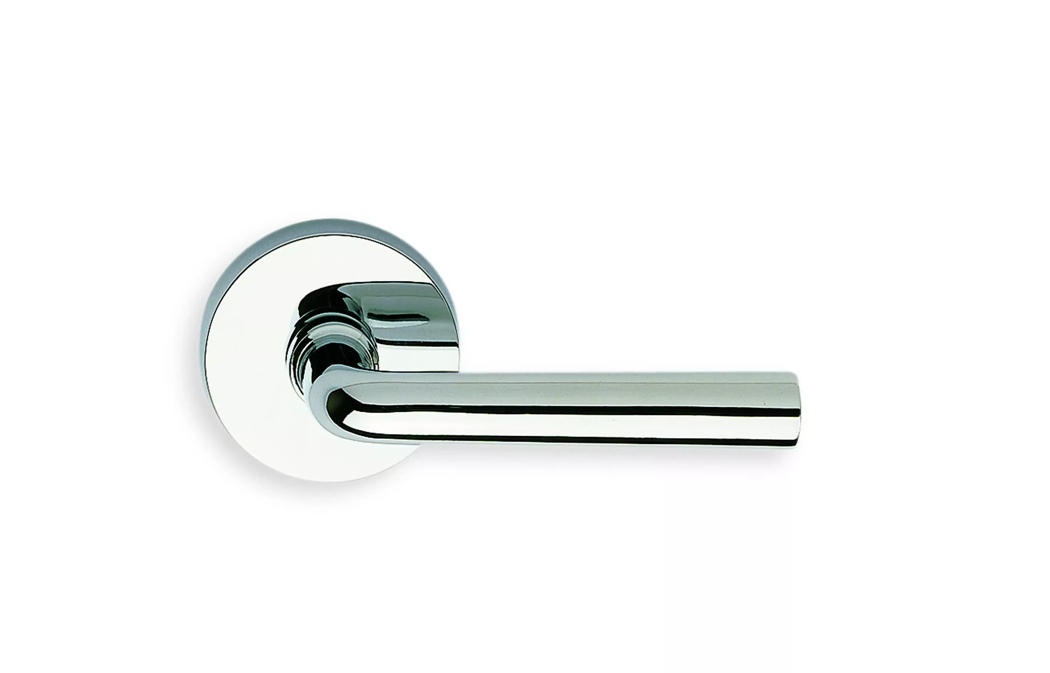 Omnia 368 Interior Modern Lever Latchset - Solid Brass