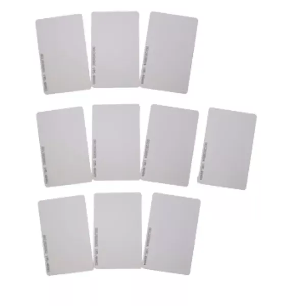Pach & Company UISO Universal 26-Bit Passive Wiegand Proximity Card (Credit Card Style) Pack of 10 pcs