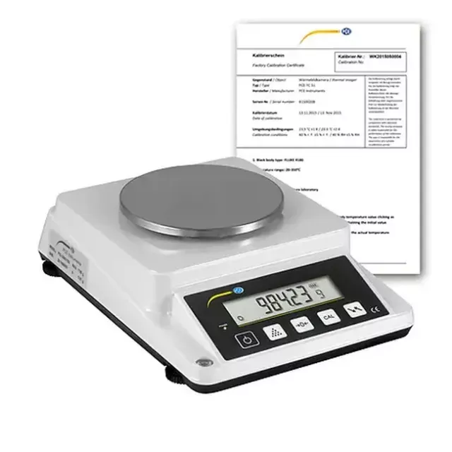 PCE Instruments PCE-DMS 1100-ICA Counting Scale, 0 to 1100 g incl. ISO Calibration Certificate