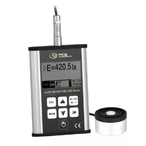 PCE Instruments PCE-LMD 200 Illuminometer Class A According to DIN 5032-7