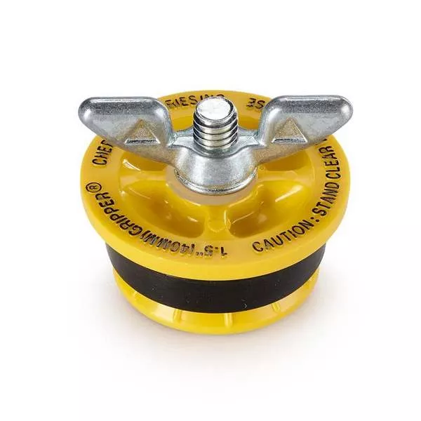 Petersen 143-9015-E 143-9 Series Pipe Plug, Mechanical, ABS, Wing Nut, End Of Pipe, 1.5" Dia