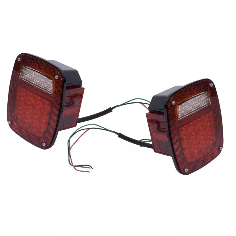 Rugged Ridge LED Tail Light Set 76-06 Jeep CJ Jeep Wrangler - A&D Discount Performance