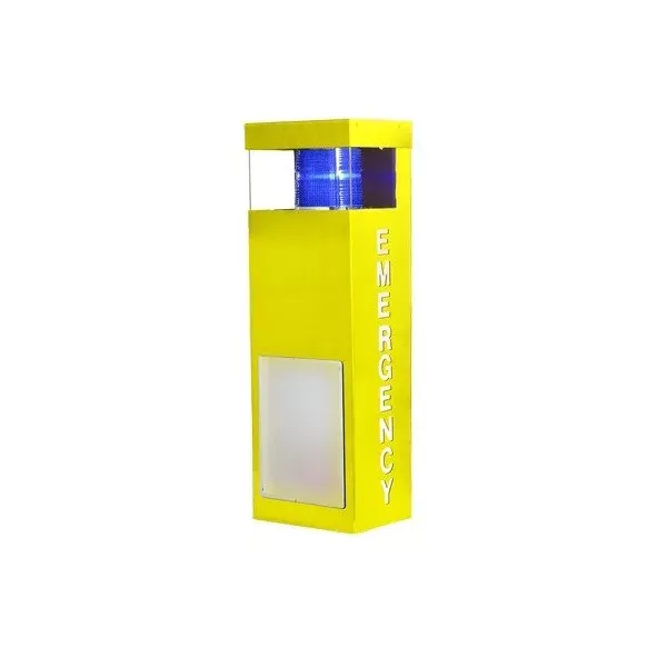 Talkaphone ETP-WM/E-YELLOW Painted Yellow Economy Wall Mount for Blue Light Call Stations