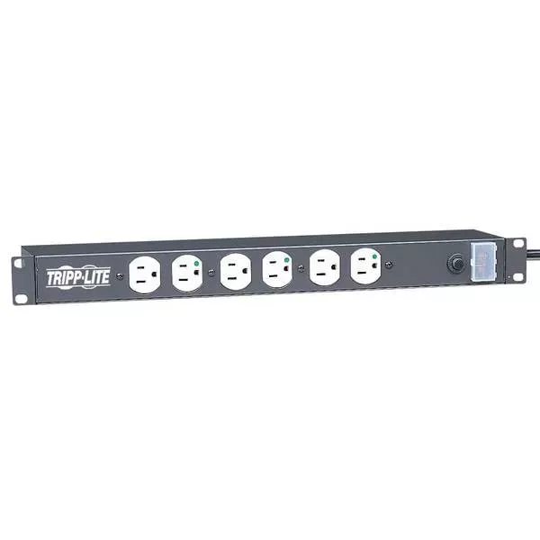 Tripp-Lite RS1215-HG UL 1363 1U Rackmount Power Strip with 12 Hospital-Grade Outlets 15 ft. (4.57 m) Cord