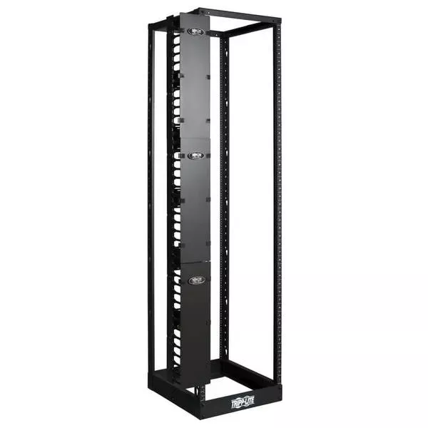 Tripp-Lite SRCABLEVRT6 SmartRack 6-in. (15.24 cm) Wide High Capacity Vertical Cable Manager Double Finger Duct with Cover