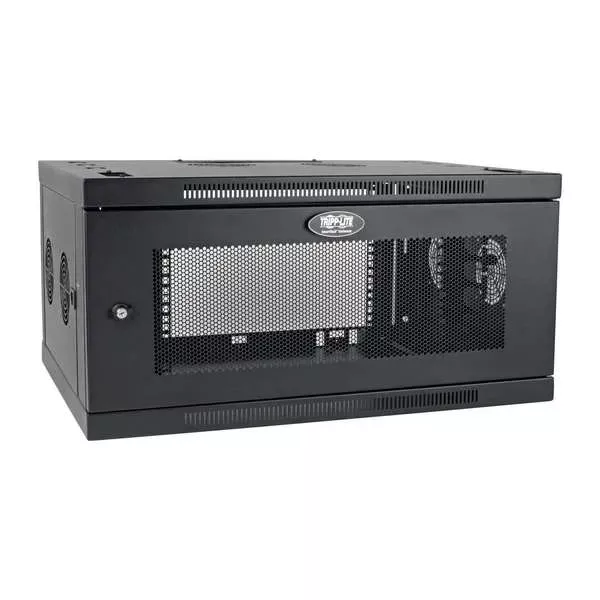 Tripp-Lite SRW6UDPVRT SmartRack 6U Low-Profile Switch-Depth-Plus Wall-Mount Mini Rack Enclosure Wide