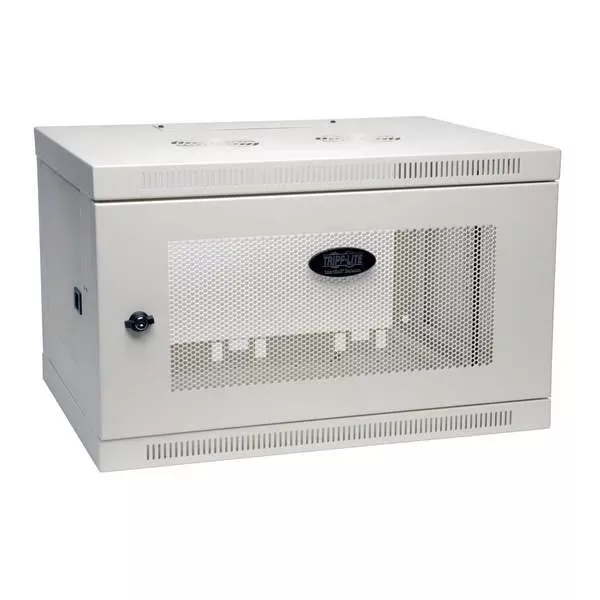 Tripp-Lite SRW6UW SmartRack 6U Low-Profile Switch-Depth Wall-Mount Mini Rack Enclosure White