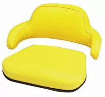TSTY9379 - 2-PIECE YELLOW VINLY SEAT FOR JOHN DEERE