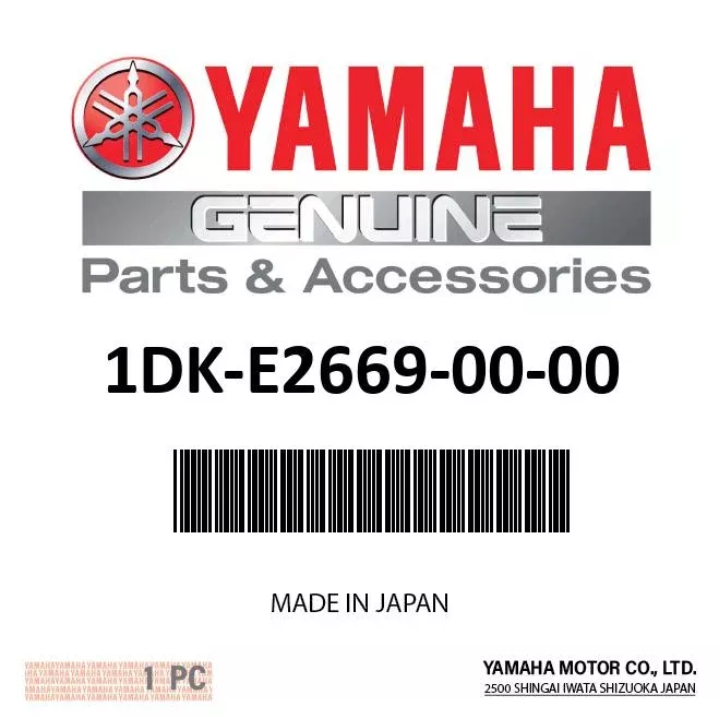 Yamaha 1DK-E2669-00-00 Air Shroud Damper | XC155 SMAX