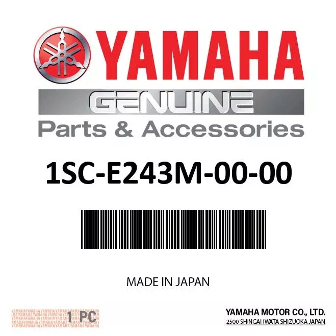 Yamaha 1SC-E243M-00-00 Water Pump Seal | YFM300 Grizzly Automatic