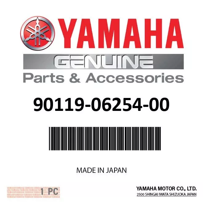Yamaha 90119-06254-00 - Bolt, with washer