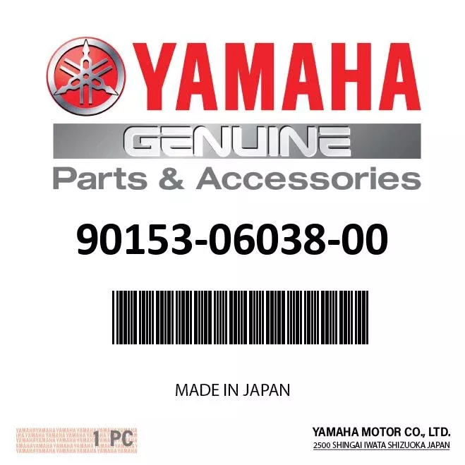 Yamaha 90153-06038-00 - Screw,hexagon