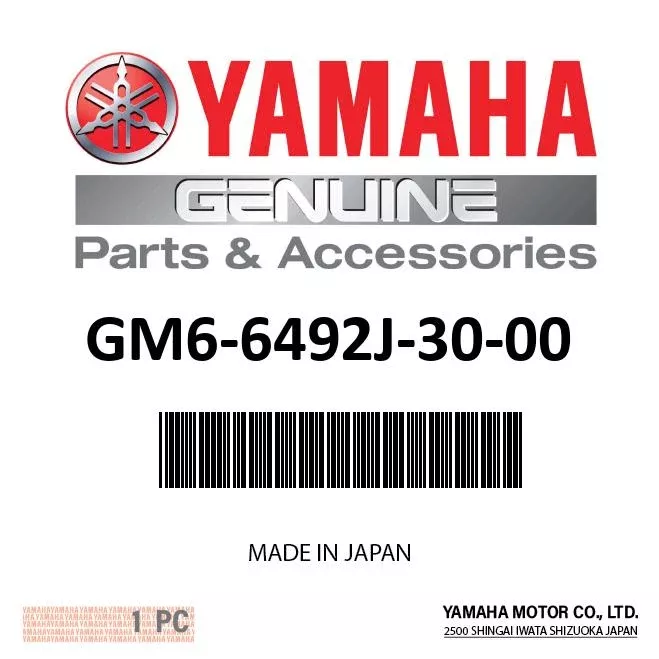 Yamaha GM6-6492J-30-00 Pivot 1 Cover | OEM WaveRunner Part