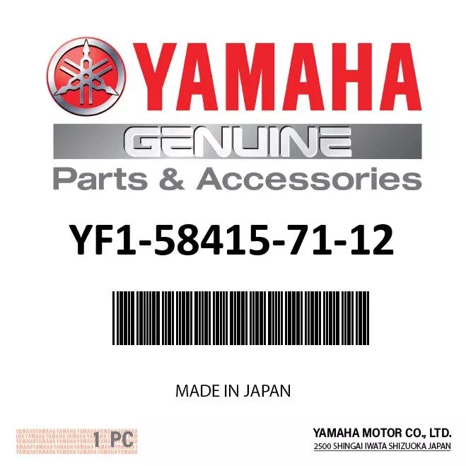 Yamaha YF1-58415-71-12 - Plate,speed control