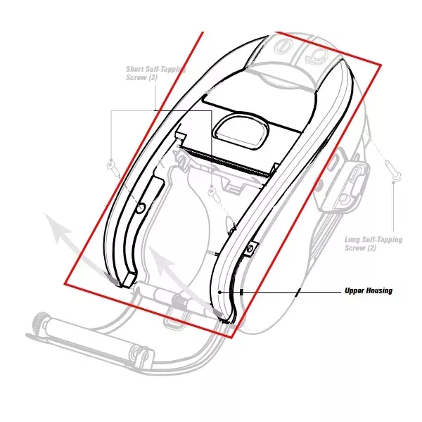 Zebra RK18448-001 Upper Housing Kit for MZ320 Printers