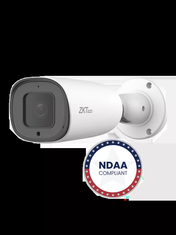 ZKTeco BS-858M22C-S8 Pro Series, Starlight Fixed Lens Face Detection Bullet IP Camera, 1/2.8" 8MP, Fixed Lens 3.6mm