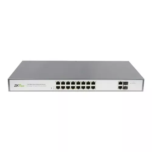 ZKTeco POE 16-Port Switch Network Management PoE Switch with 16 PoE Ports